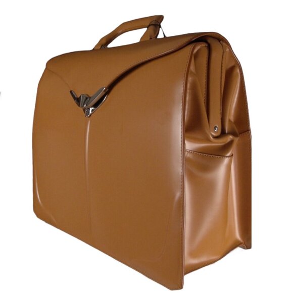 Samsonite Black Label Bayamo Doctor's Bag Briefcase Butterscotch - Picture 2 of 10